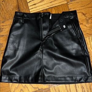 Gap Leather miniskirt